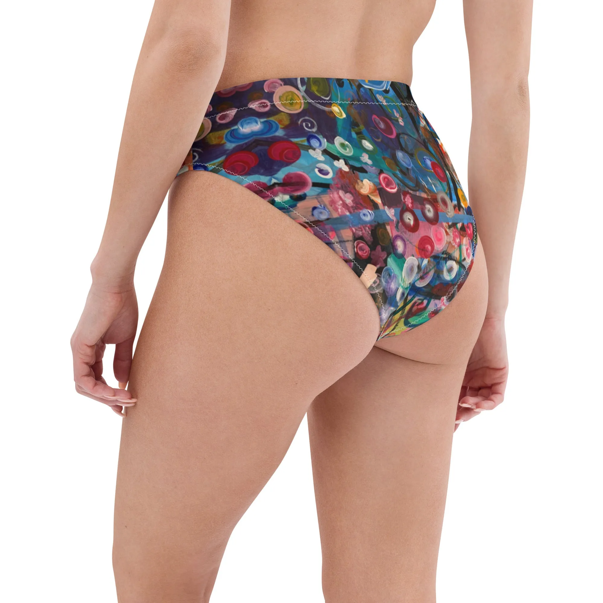 High-waisted bikini bottom "Breeze"