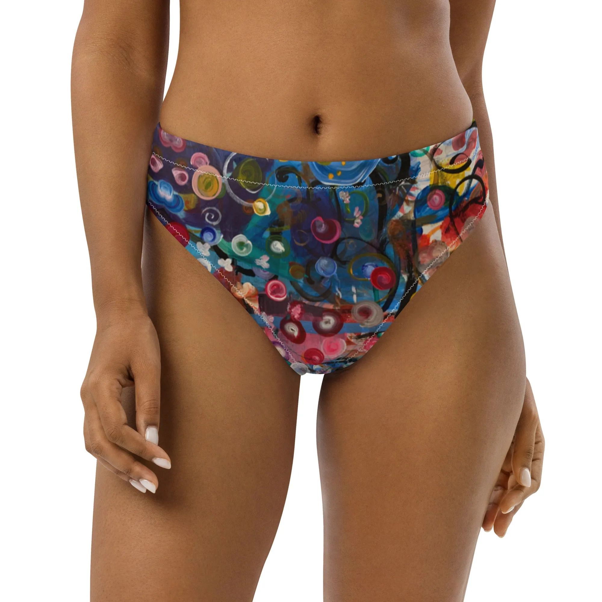 High-waisted bikini bottom "Breeze"