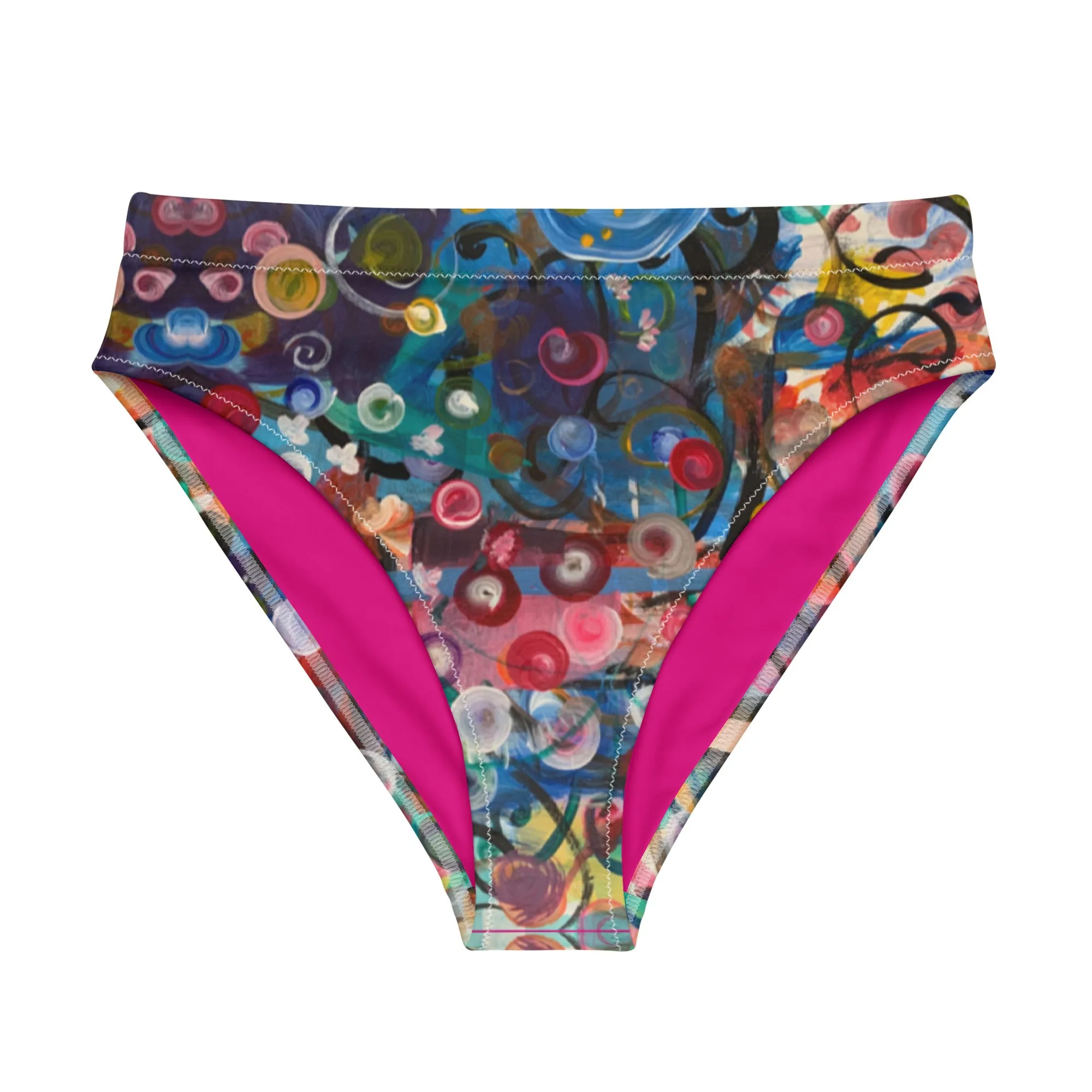 High-waisted bikini bottom "Breeze"