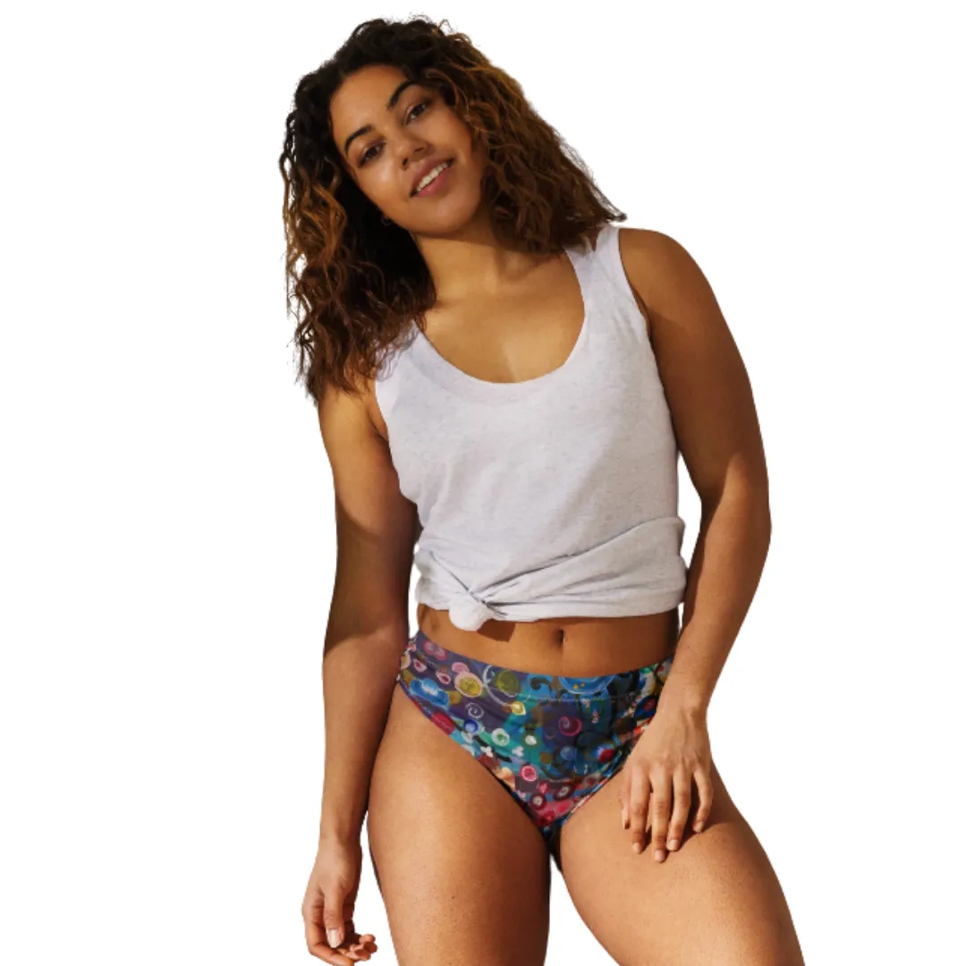 High-waisted bikini bottom "Breeze"