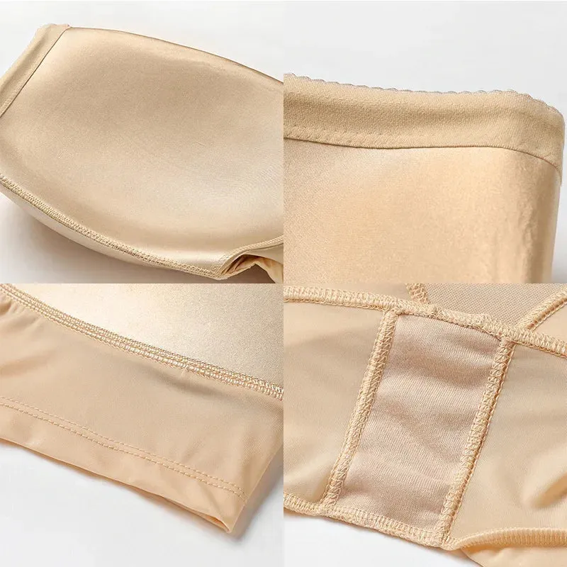 High-Waisted Padded Butt Lifting Shorts – Seamless Hip Enhancer Shapewear for Women