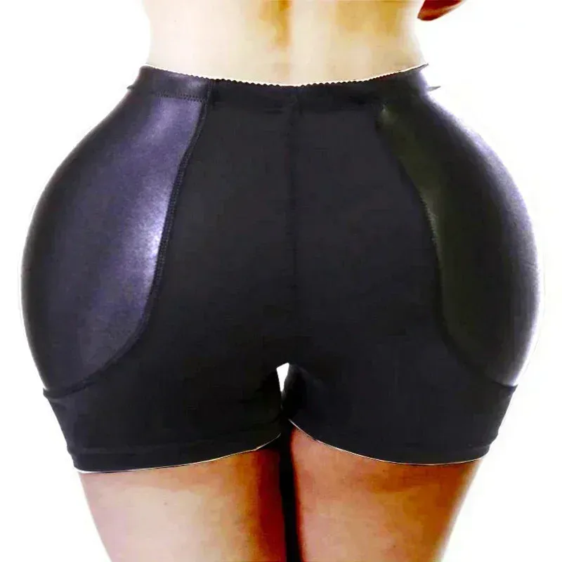 High-Waisted Padded Butt Lifting Shorts – Seamless Hip Enhancer Shapewear for Women