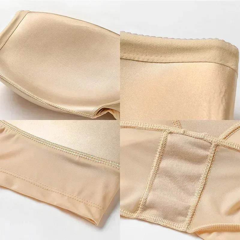 High-Waisted Padded Butt Lifting Shorts – Seamless Hip Enhancer Shapewear for Women