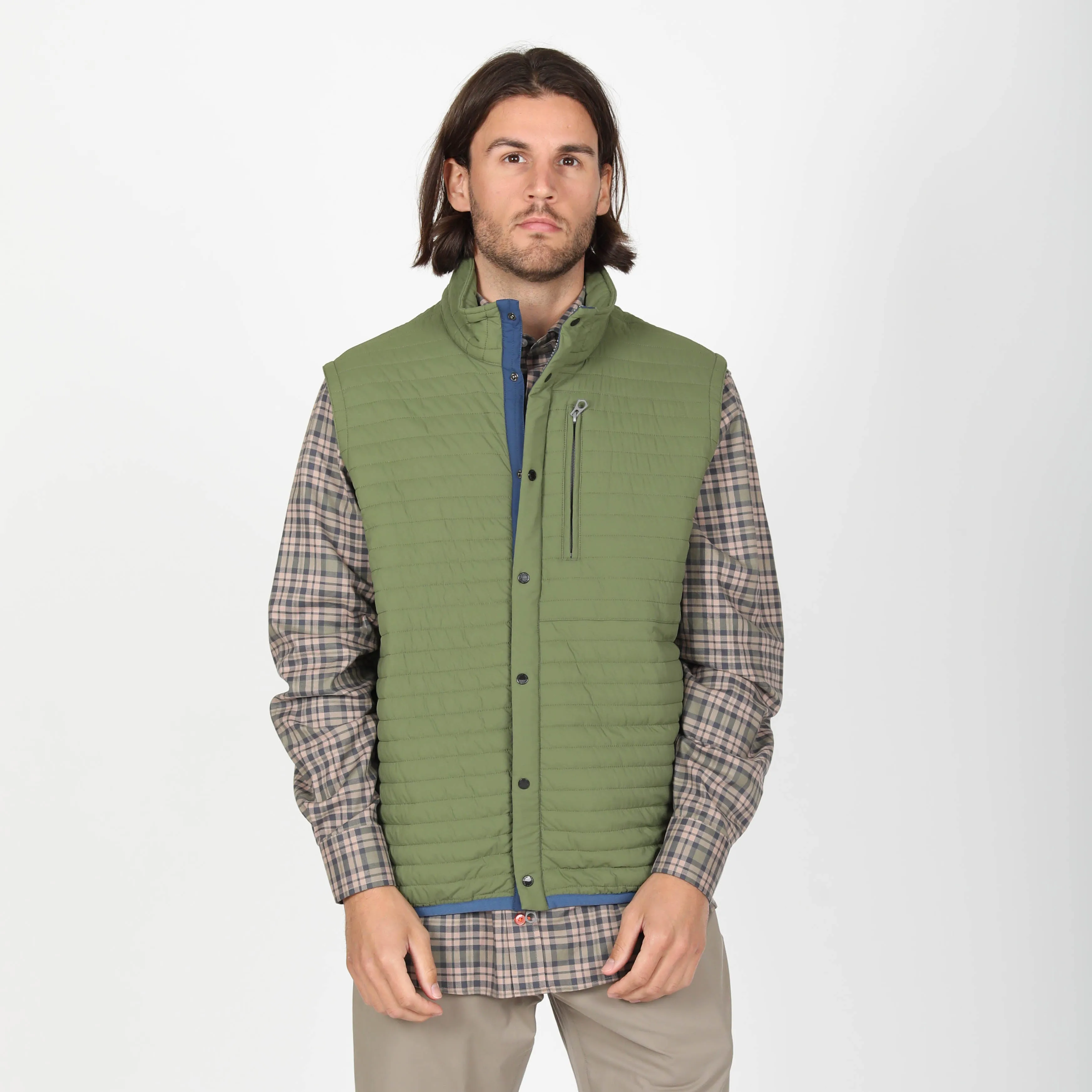 Hinton Vest- Green Final Sale