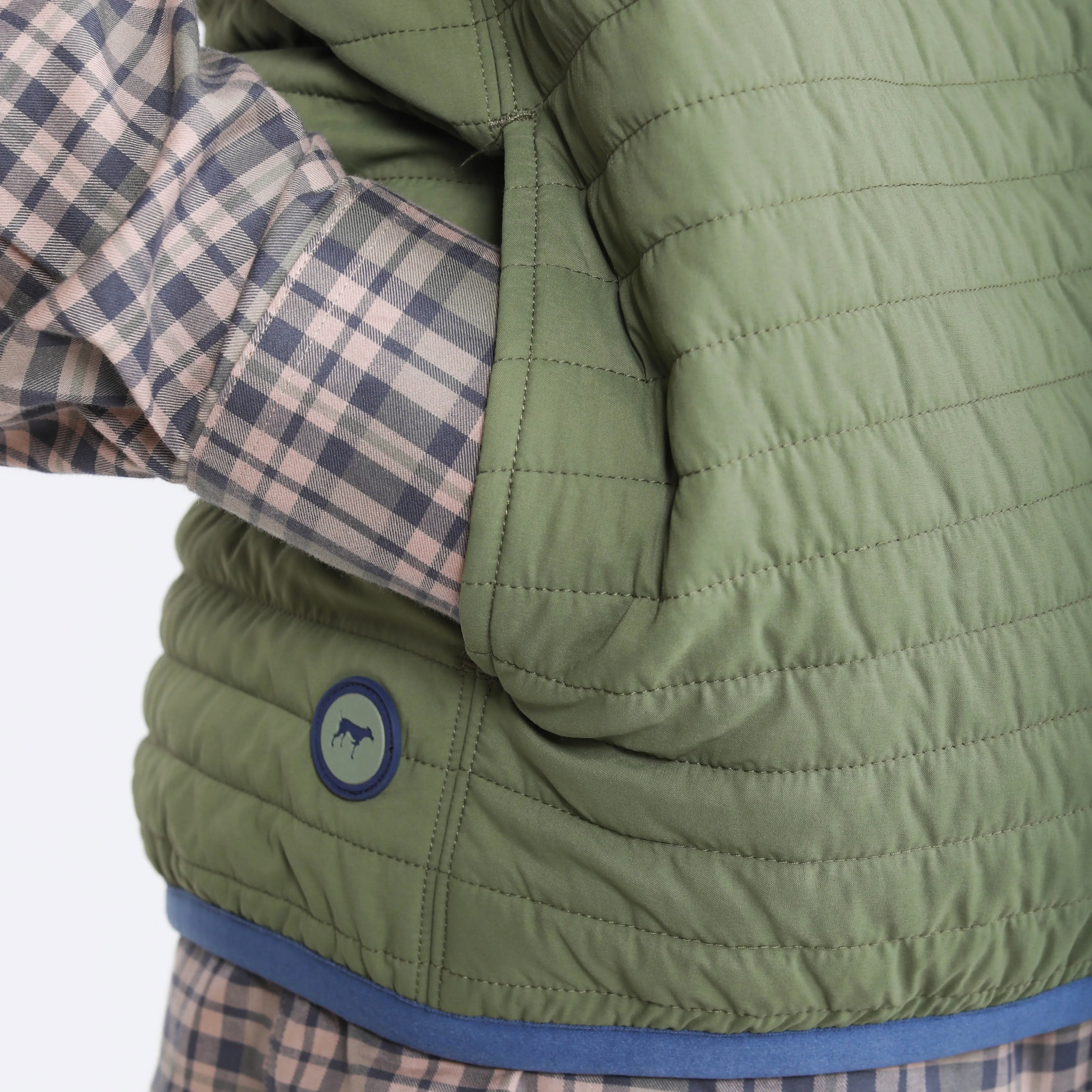Hinton Vest- Green Final Sale