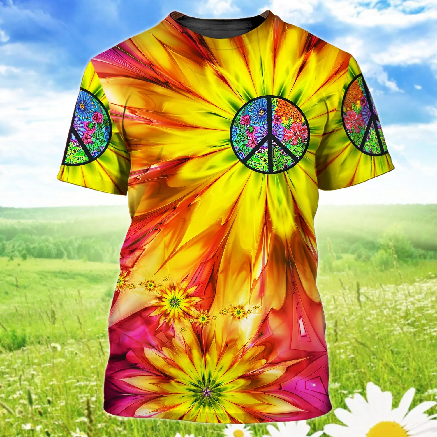 Hippie, 3D Full Print 001