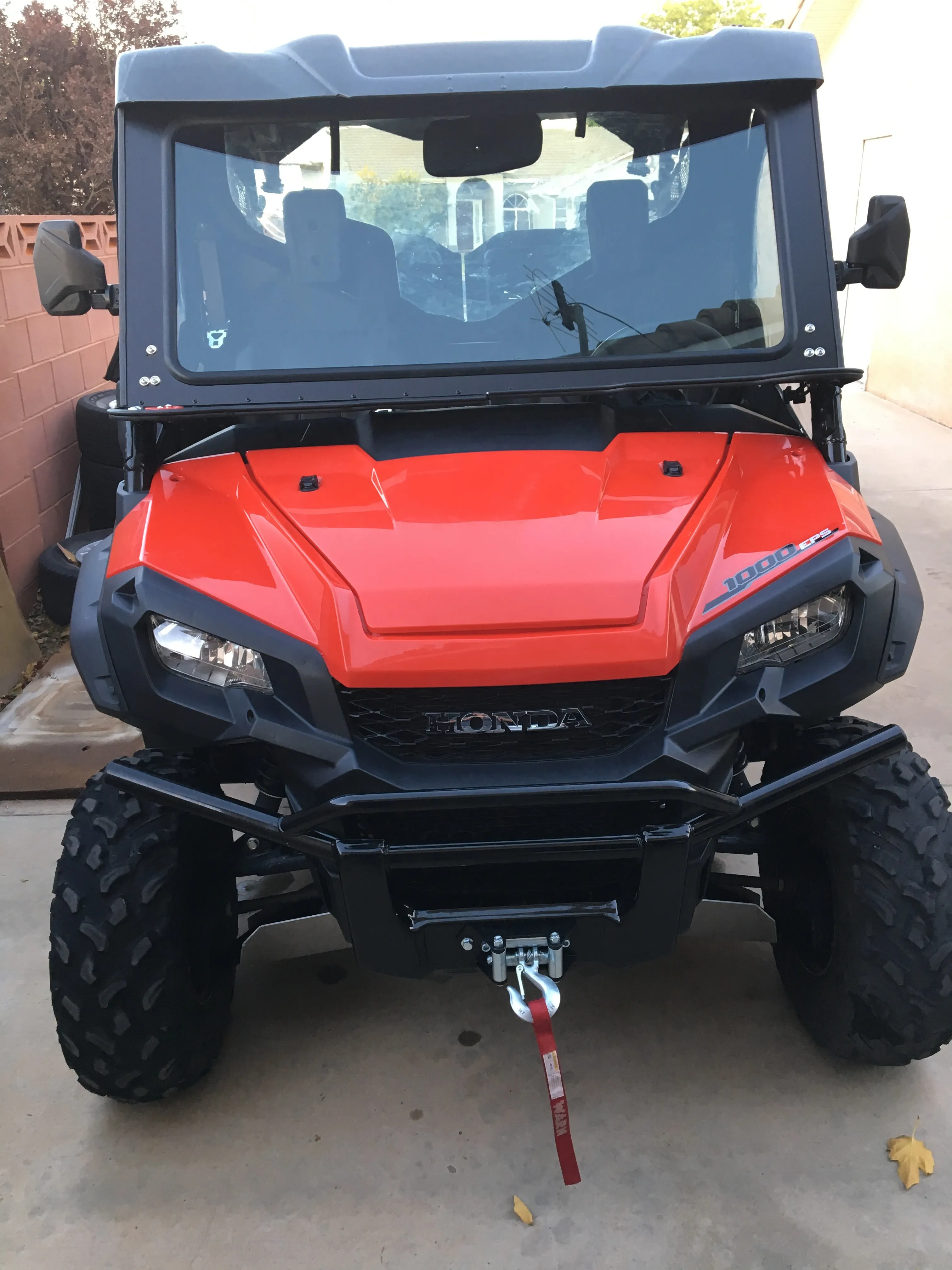 HONDA PIONEER 1000 FRONT WINDSHIELD 2016 