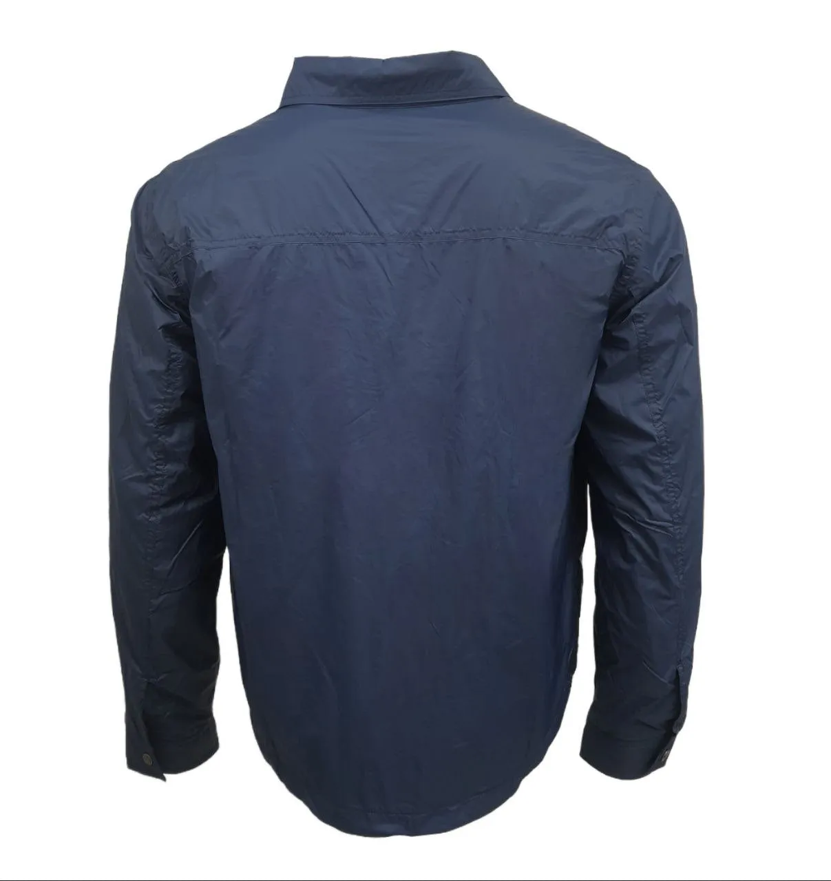 HoodLamb Men's Navy Hemp Slim Fit Trucker Jacket 420 MTJ006 NWT