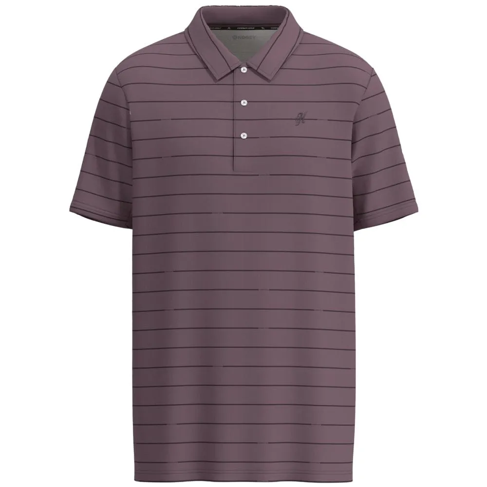 HOOEY  "THE WEEKENDER" PURPLE W/STRIPES POLO