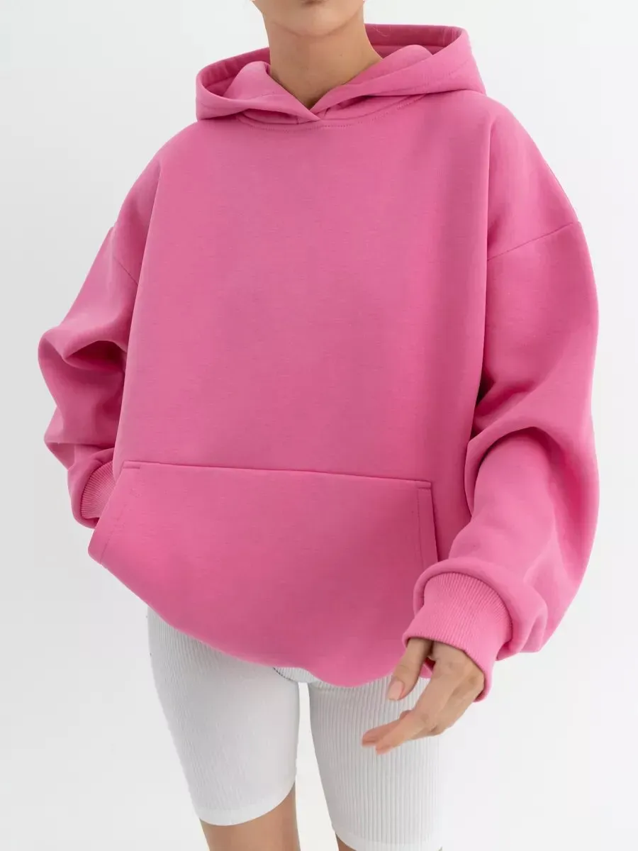 Hug Me Oversized Kangaroo Pocket Hoodie