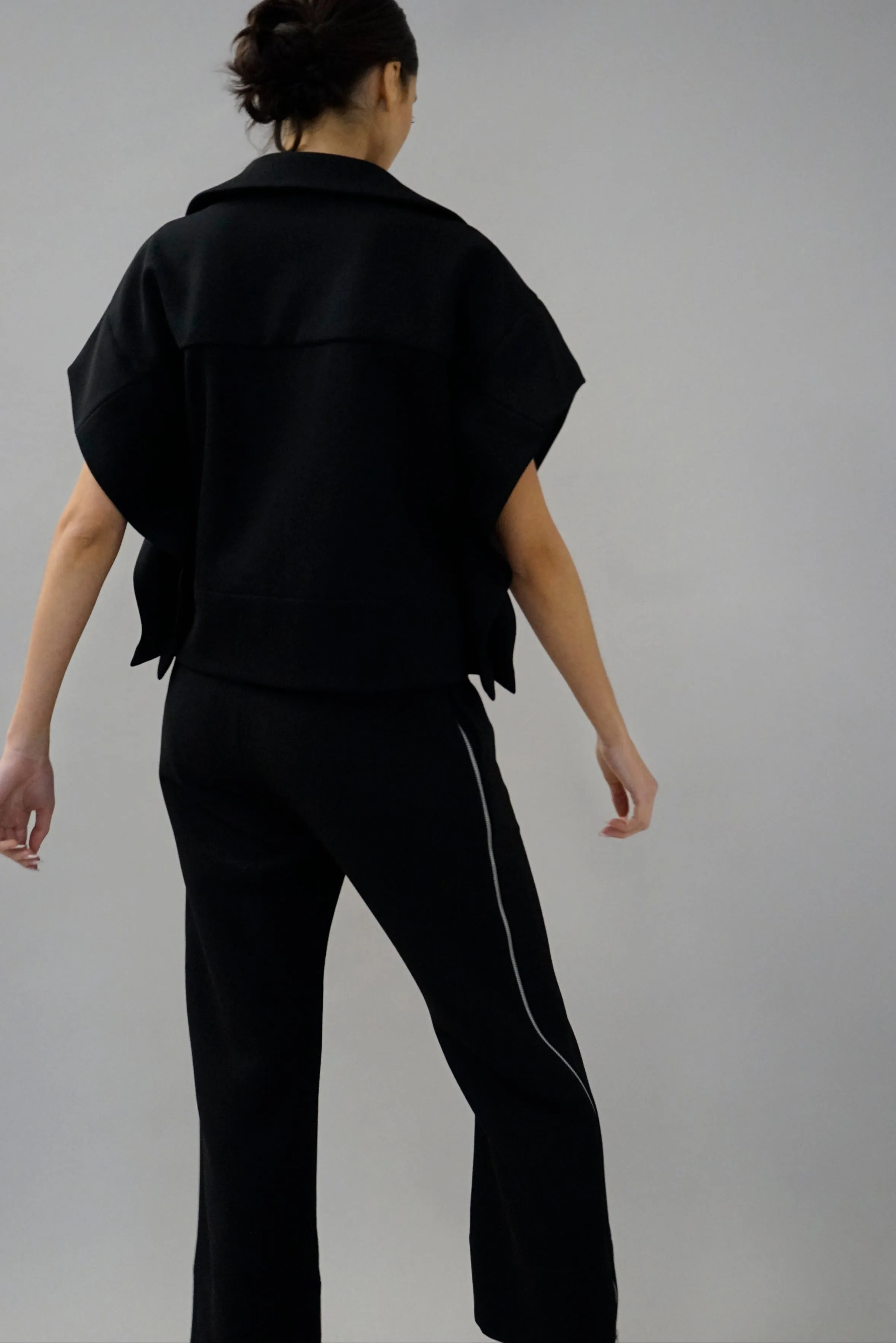 Hugo Black Boxy Modern Polo Top