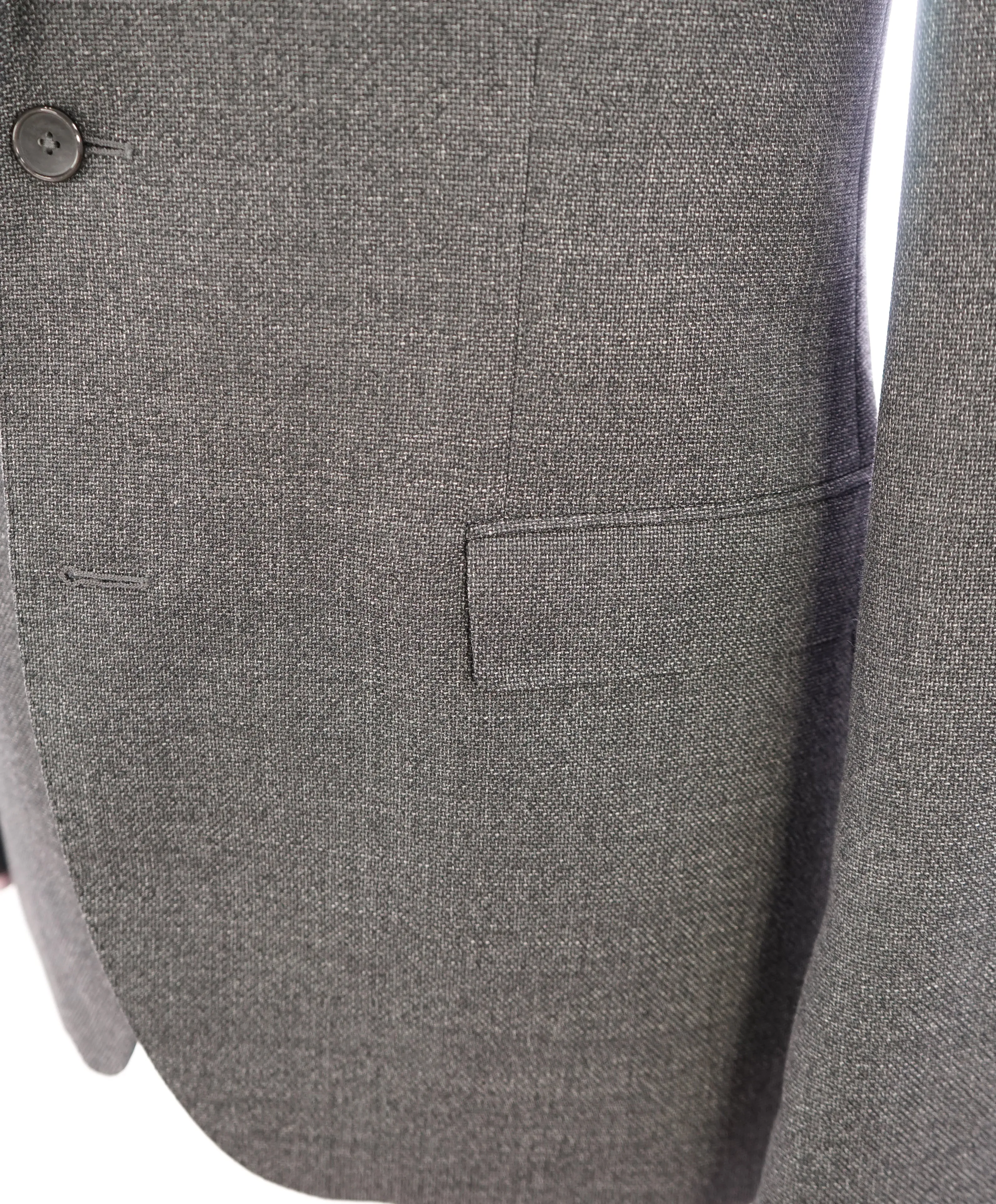 HUGO BOSS - "REDA" Italian Fabric Super 110's Textured Abstract Blazer - 44R