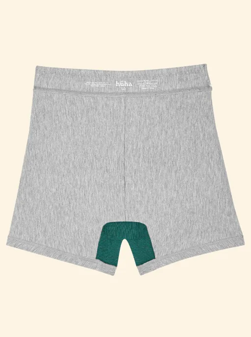 Huha - Mid Boxer Underwear | Grey