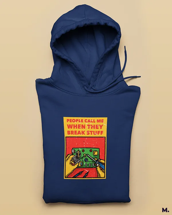 I can fix it all printed hoodies