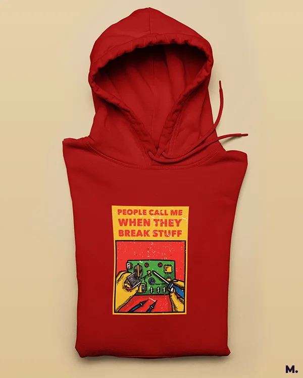 I can fix it all printed hoodies