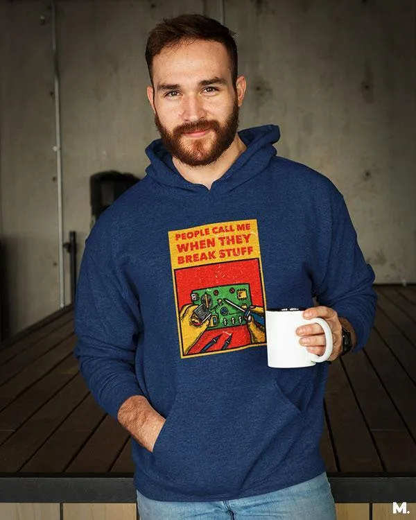 I can fix it all printed hoodies