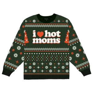 I Heart Hot Moms Sweater