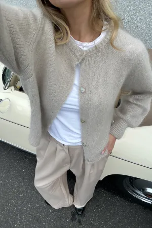 IdaIC Cardigan (Forudbestilling lev. uge 10) - Beige