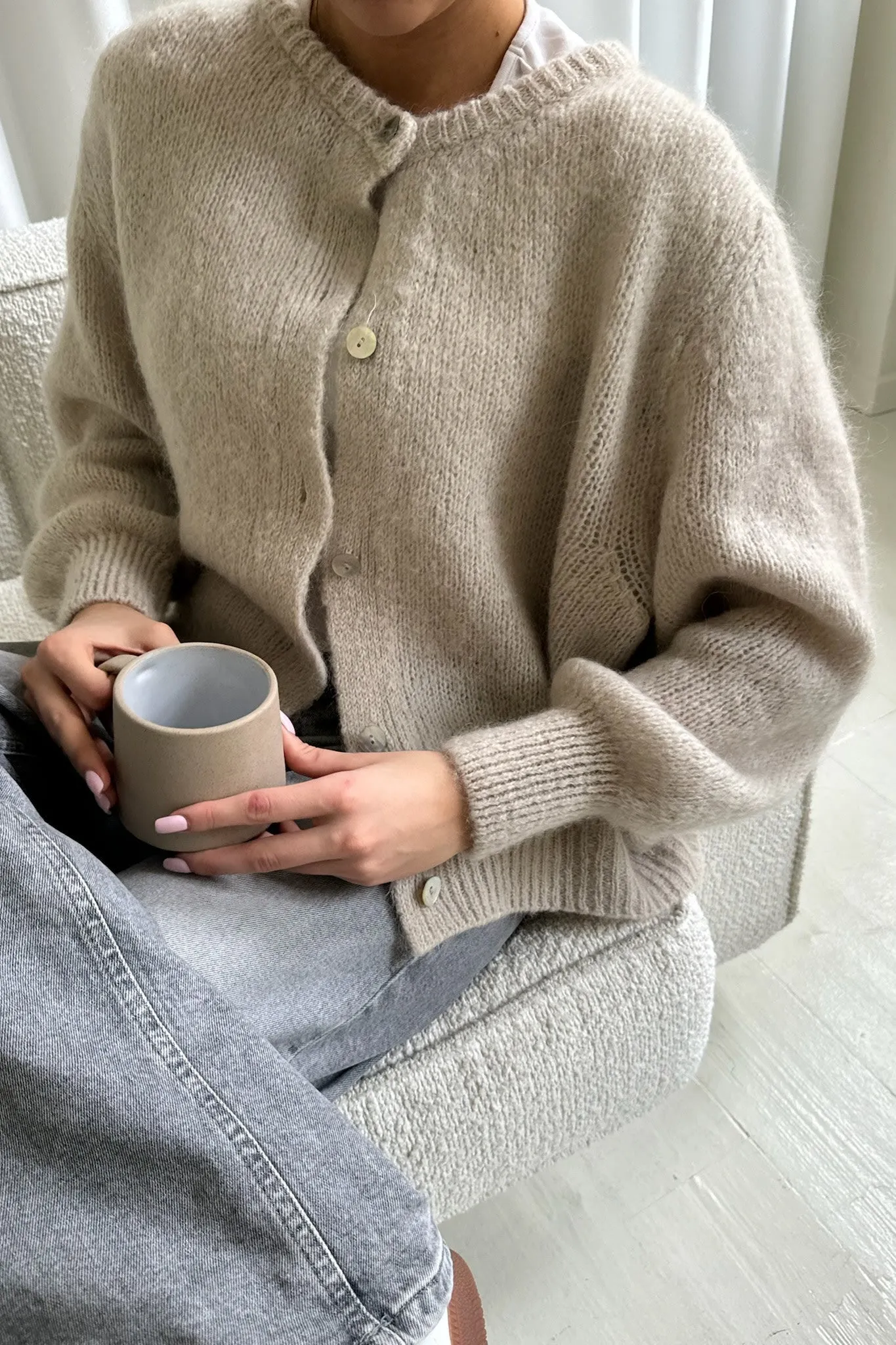 IdaIC Cardigan (Forudbestilling lev. uge 10) - Beige