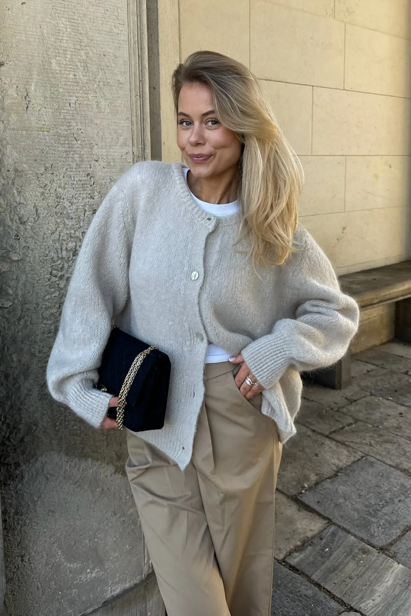 IdaIC Cardigan (Forudbestilling lev. uge 10) - Beige