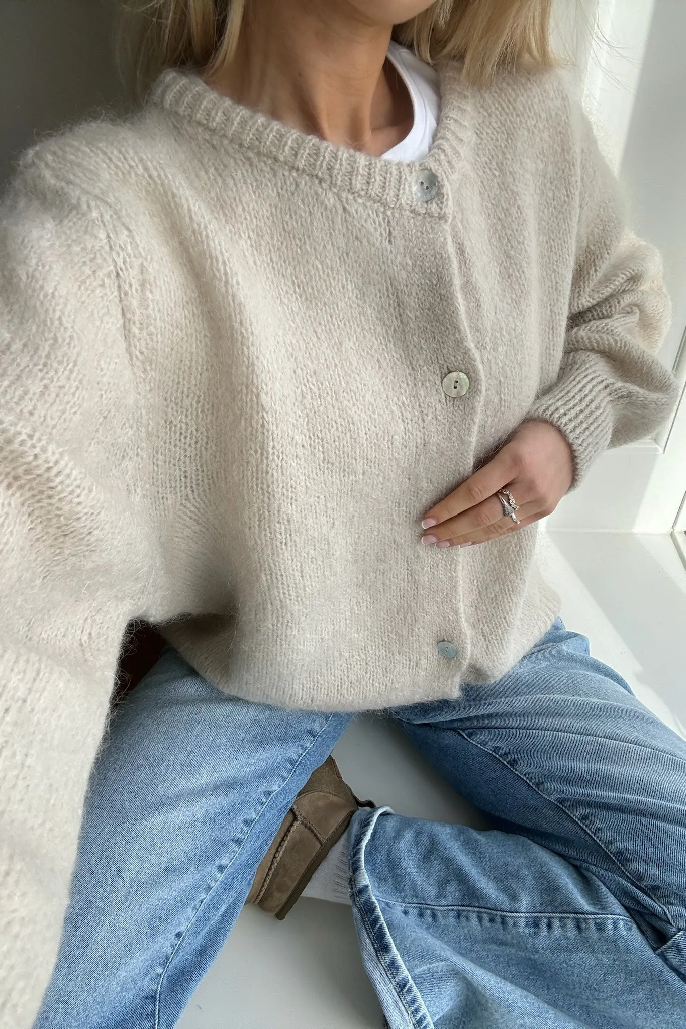 IdaIC Cardigan (Forudbestilling lev. uge 10) - Beige