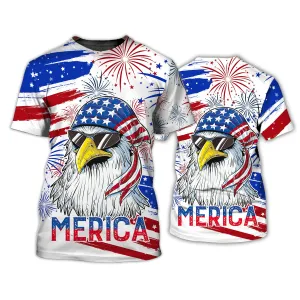 Independence Day Is Coming Ealge Merica 3D Full Print