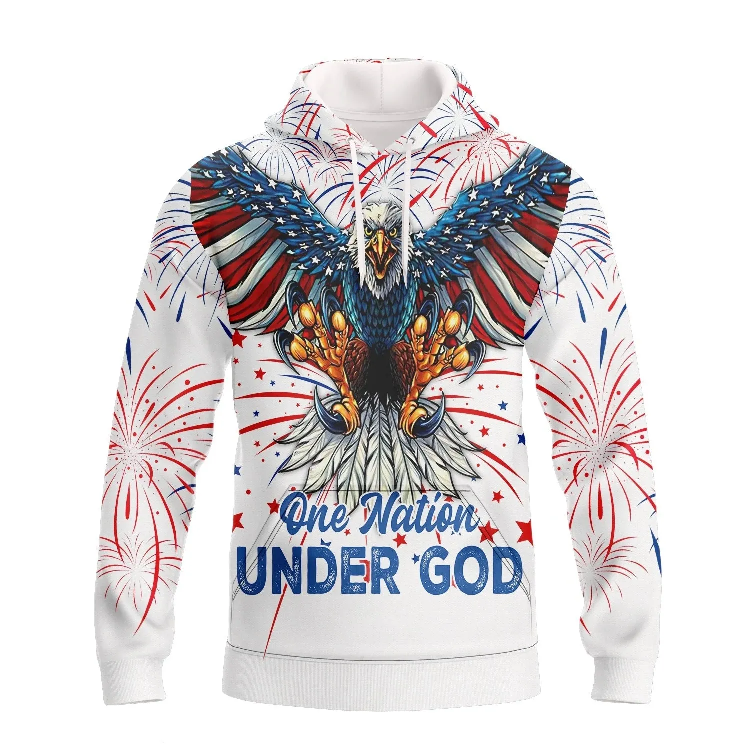 Independence Day Is Coming Ealge One Nation Under God 3D Full Print