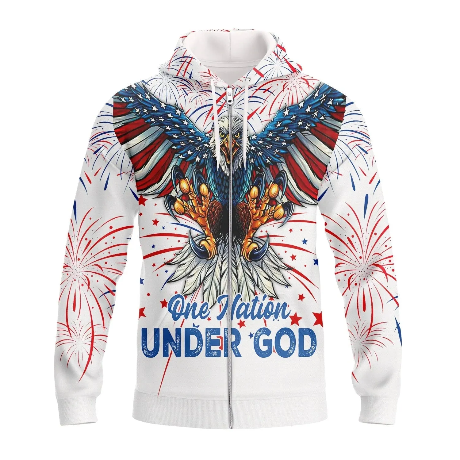 Independence Day Is Coming Ealge One Nation Under God 3D Full Print
