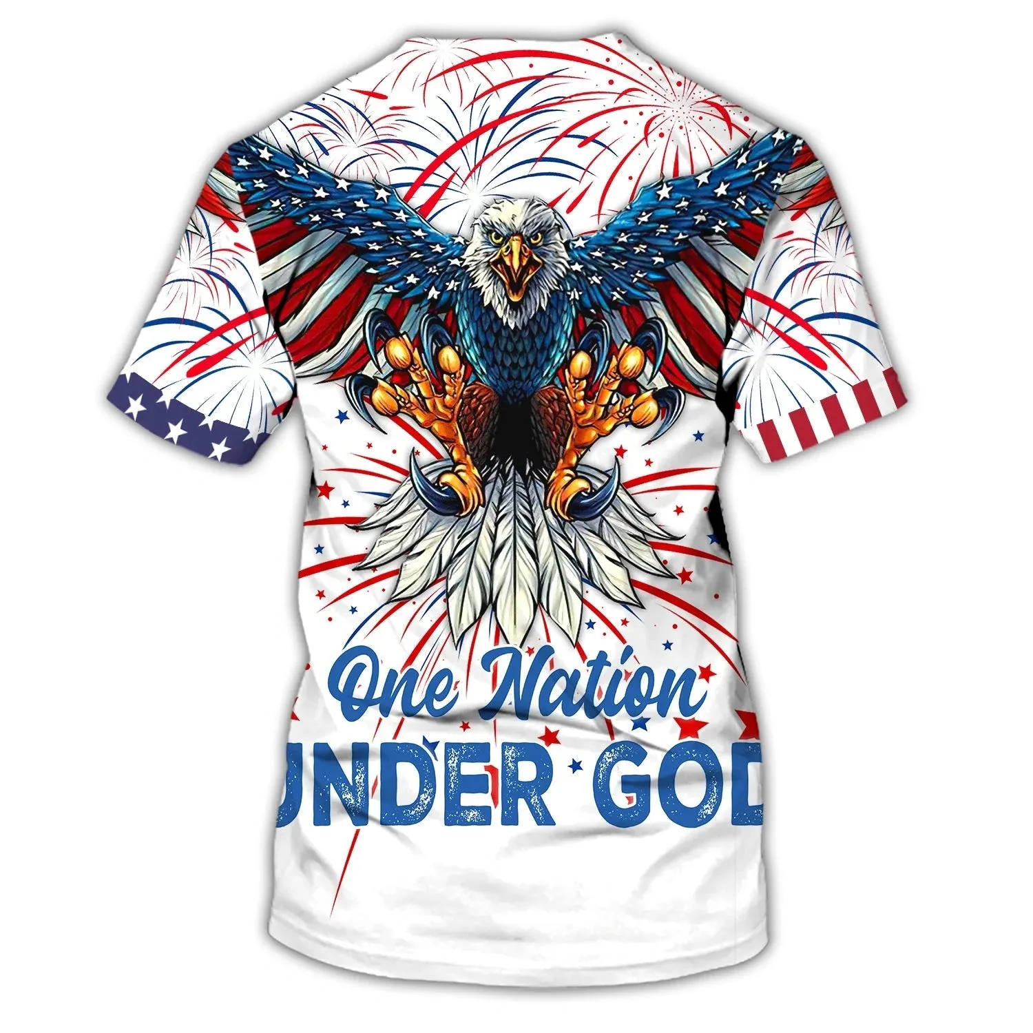 Independence Day Is Coming Ealge One Nation Under God 3D Full Print
