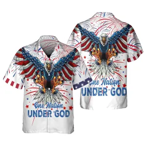 Independence Day Is Coming Ealge One Nation Under God 3D Full Print