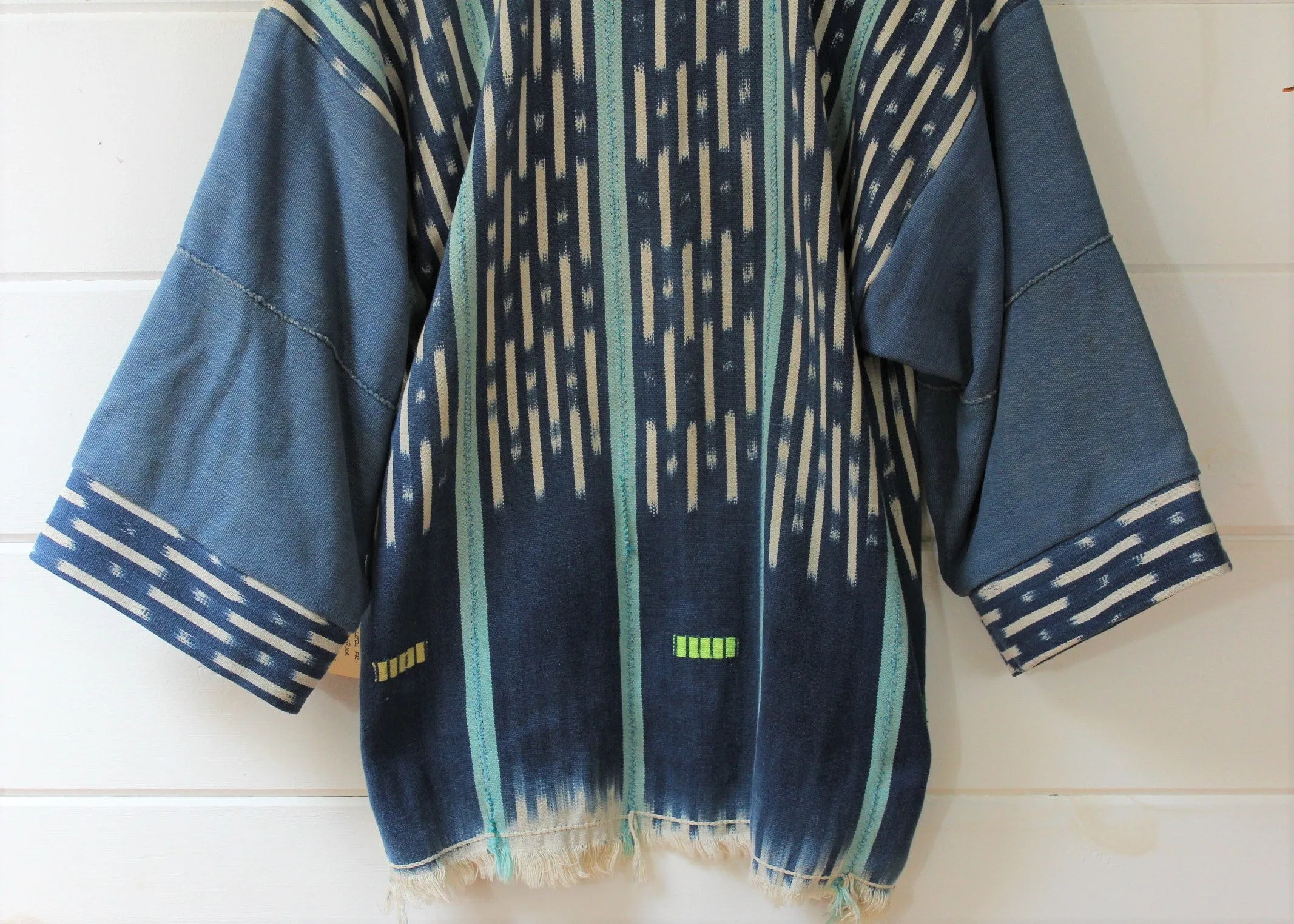 Indigo Ikat Haori Jacket