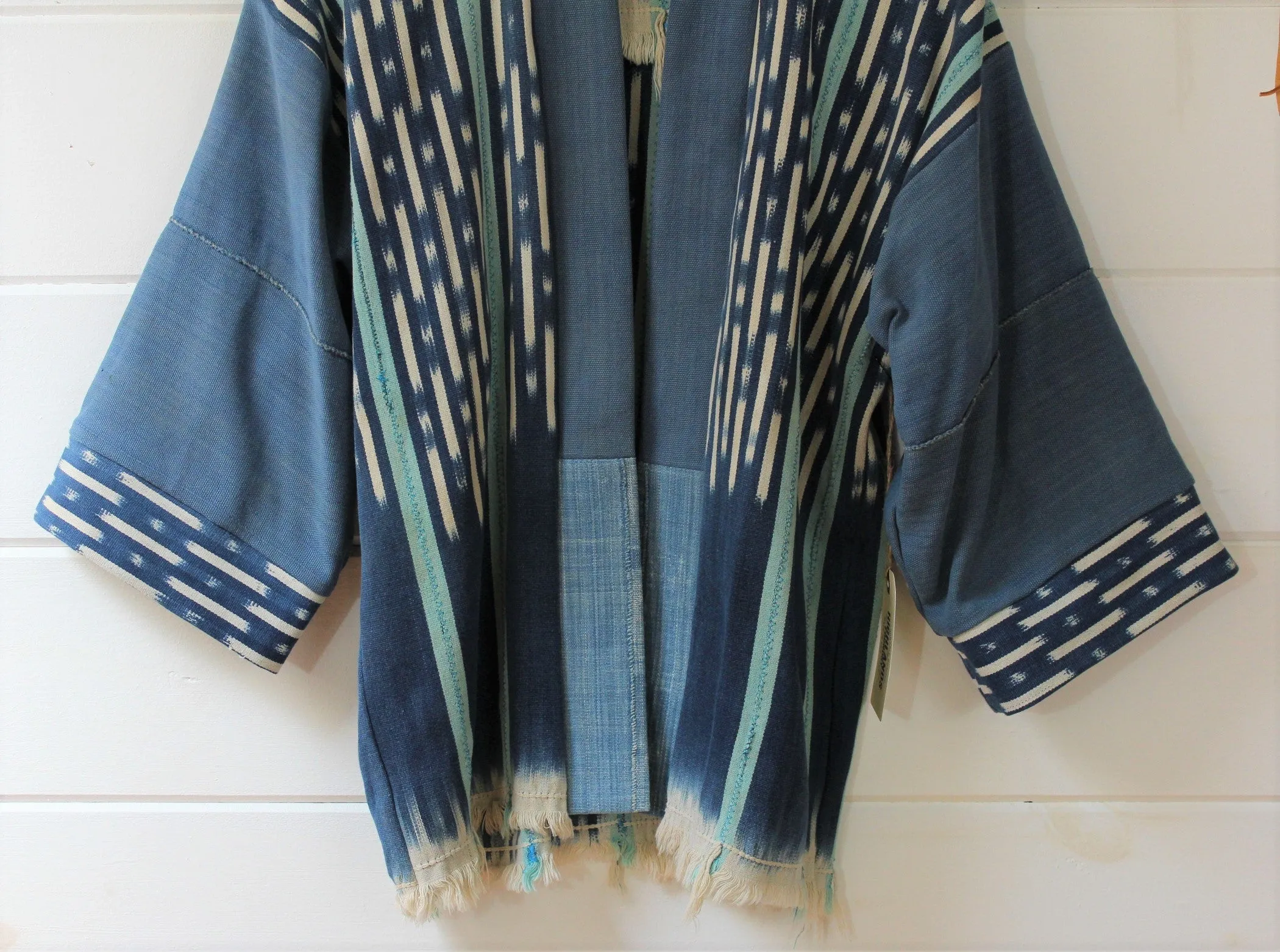 Indigo Ikat Haori Jacket