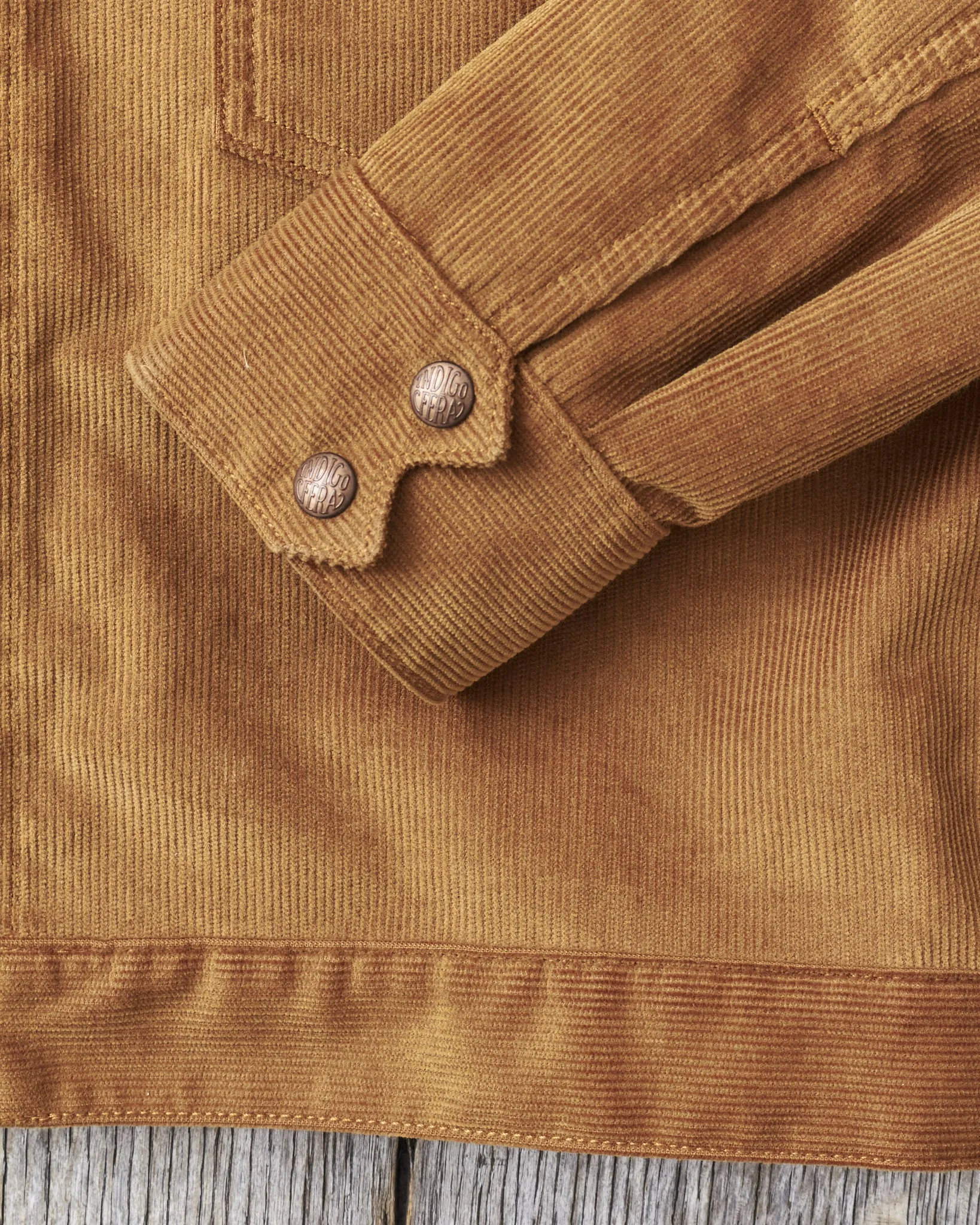 Indigofera Cooper Jacket Corduroy Gold
