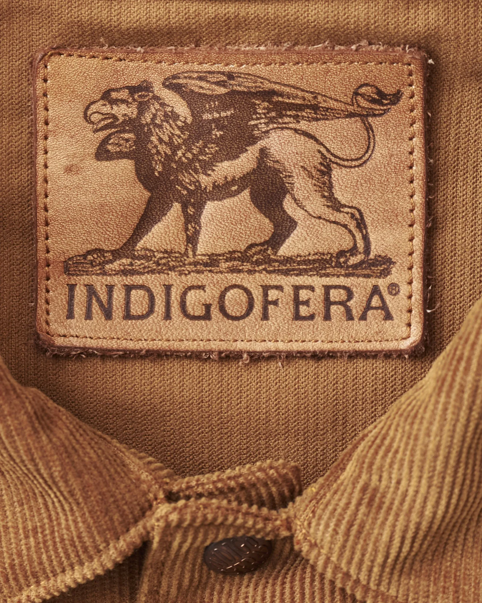 Indigofera Cooper Jacket Corduroy Gold