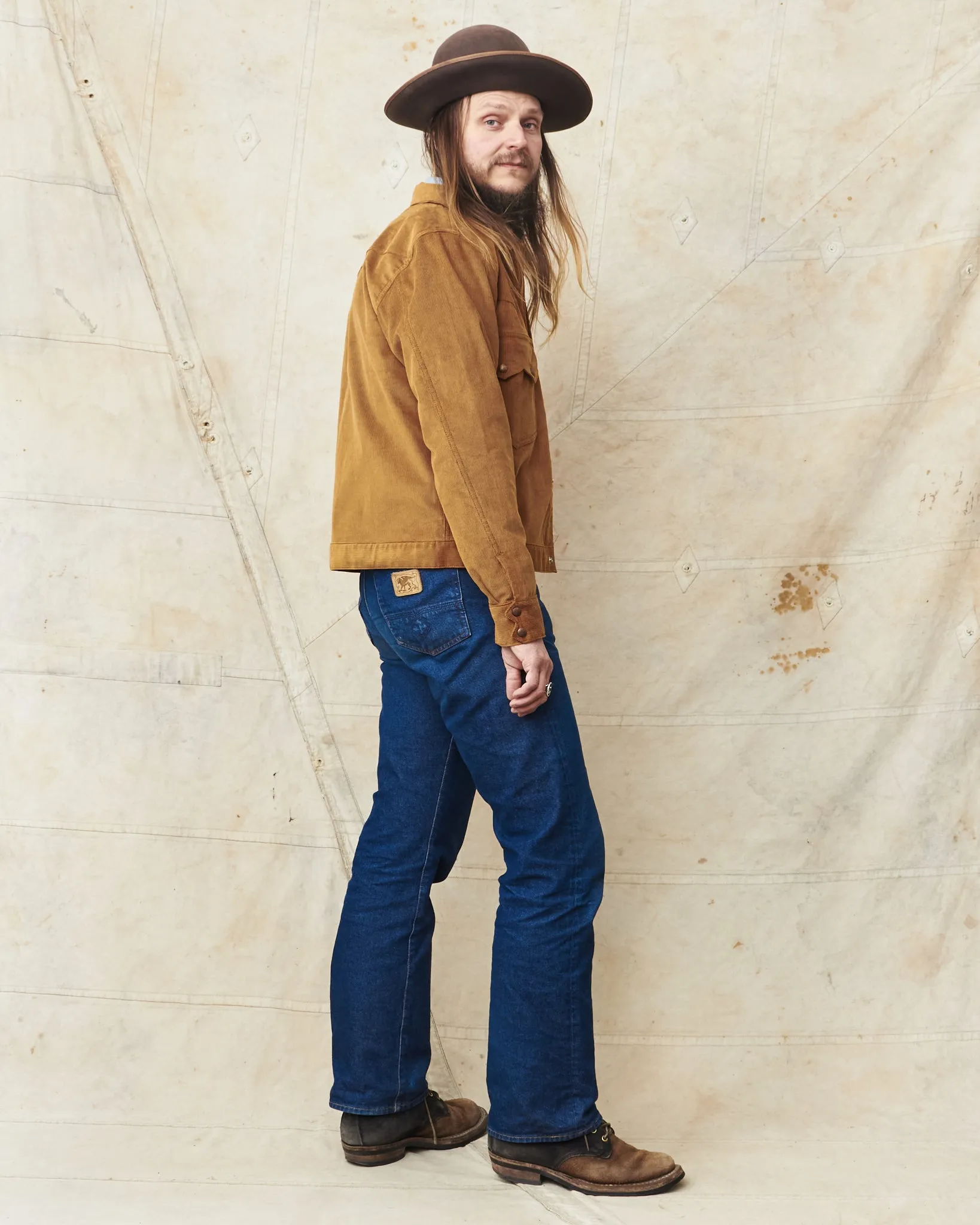 Indigofera Cooper Jacket Corduroy Gold