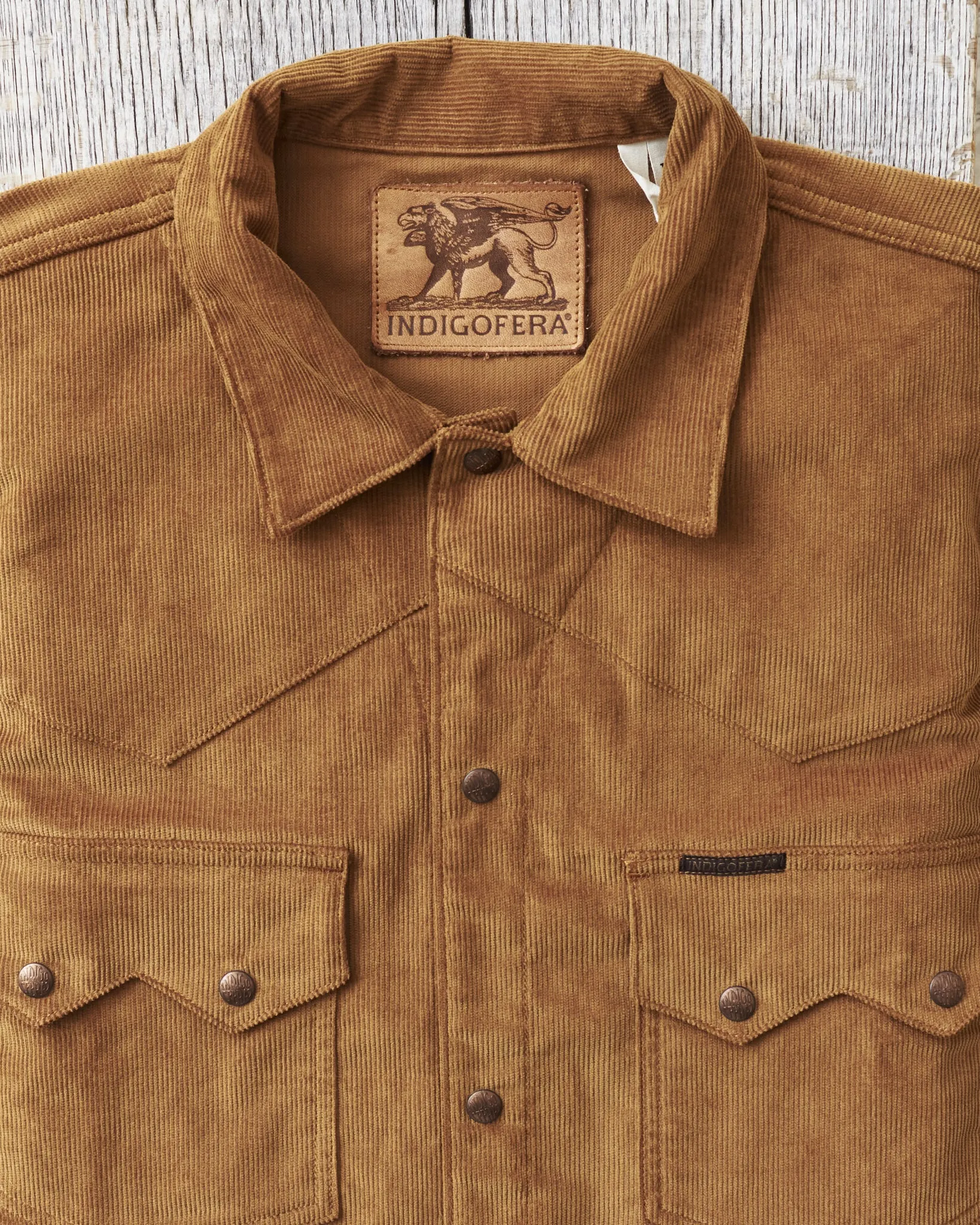 Indigofera Cooper Jacket Corduroy Gold