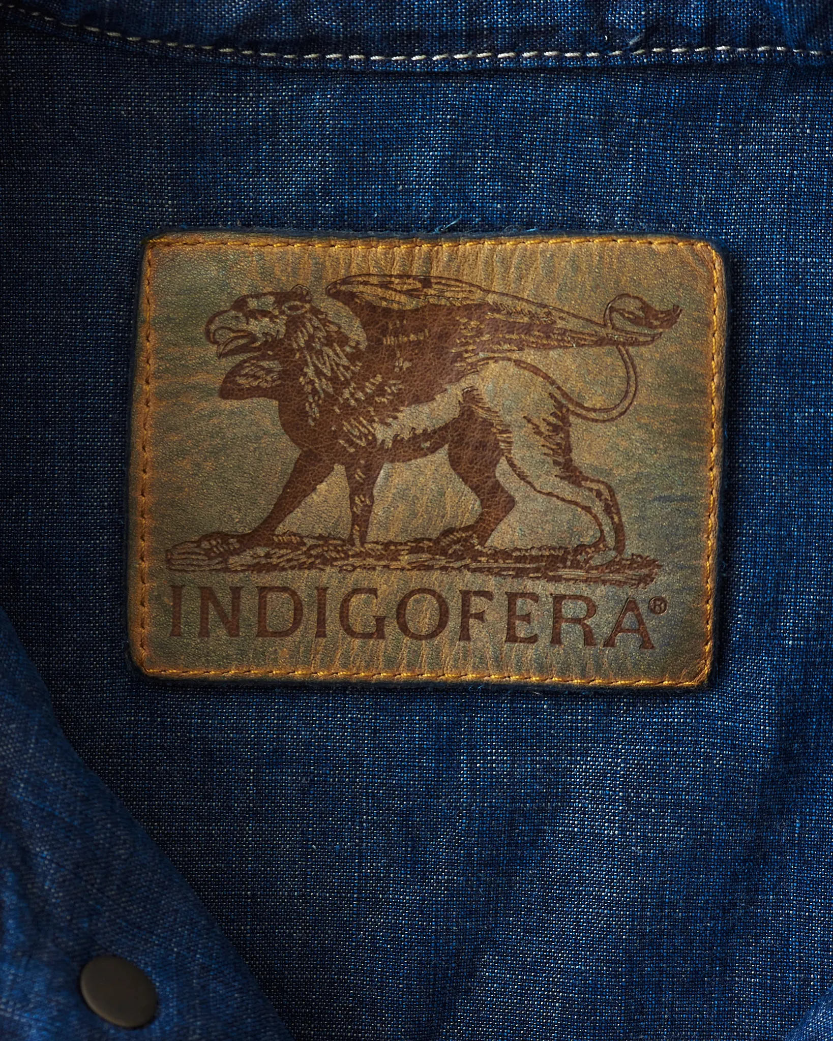 Indigofera Cooper Shirt Military Chambray