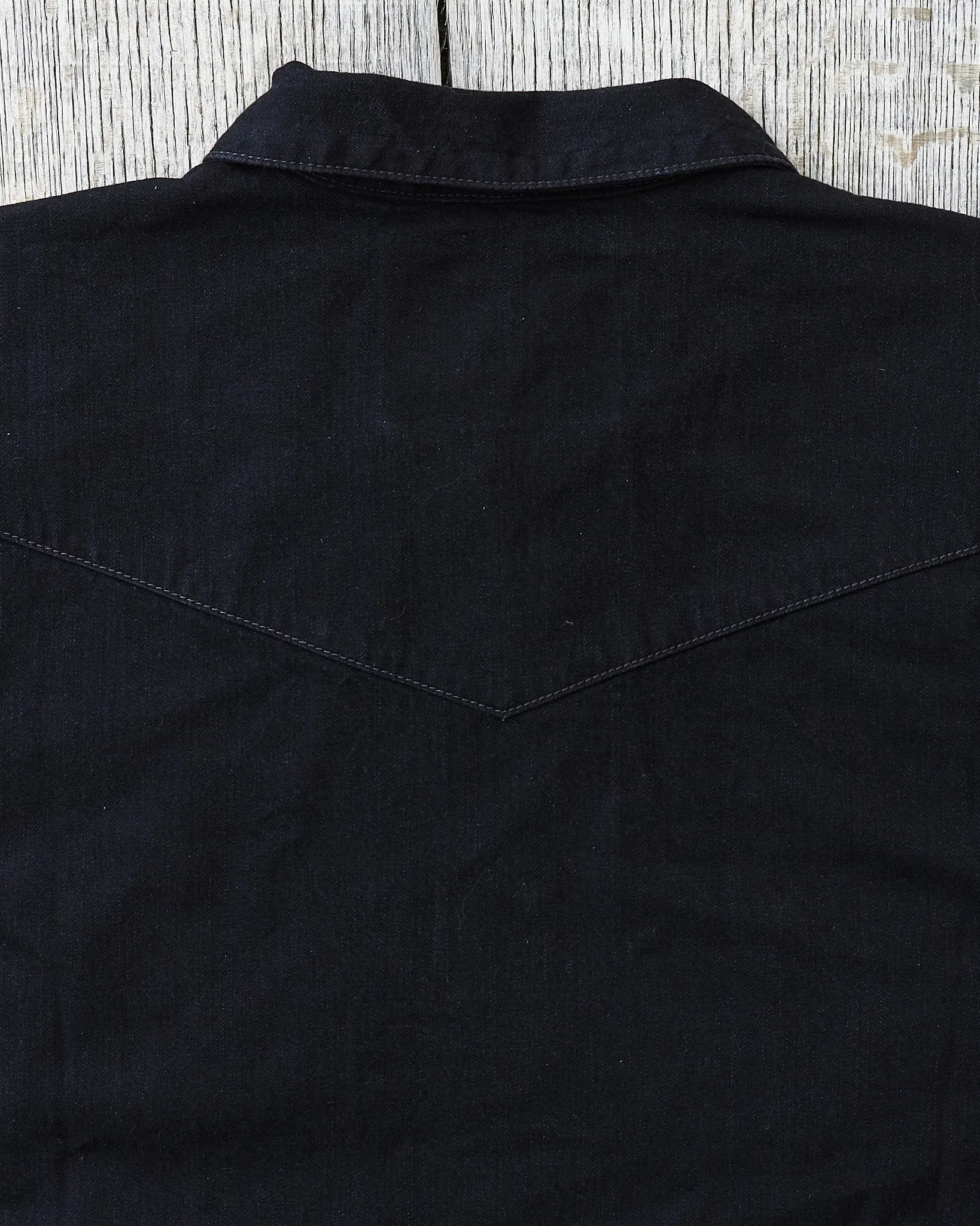 Indigofera Cooper Soot Black Rinsed Denim Jacket