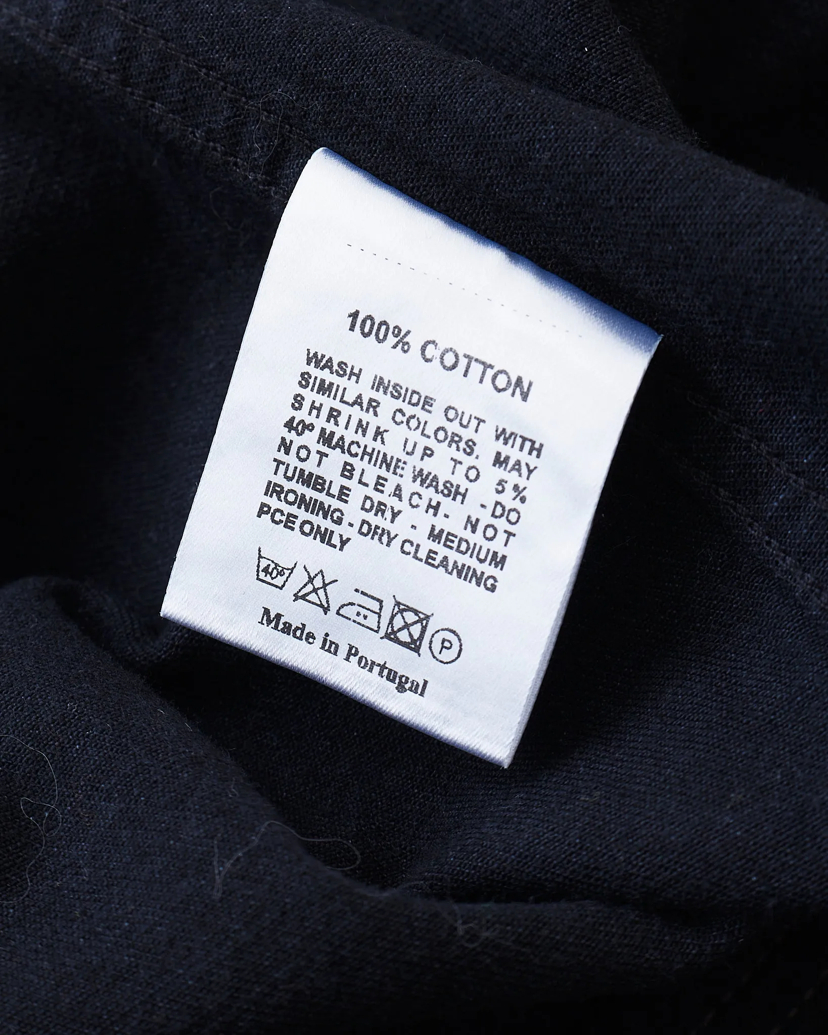 Indigofera Cooper Soot Black Rinsed Denim Jacket