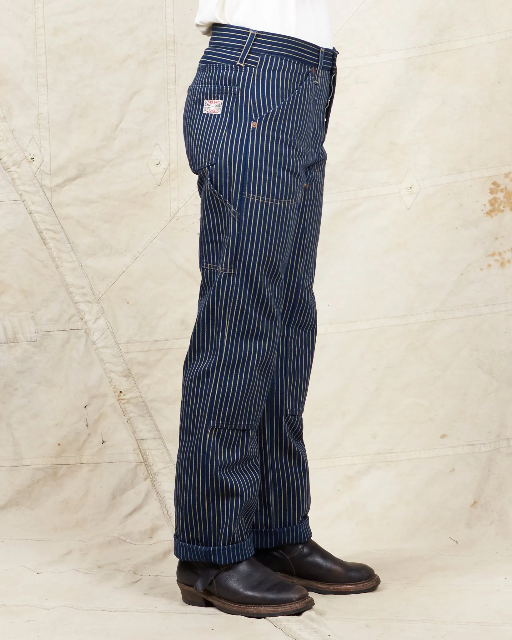 Indigofera Wendell Pants Single Stripe Rinsed