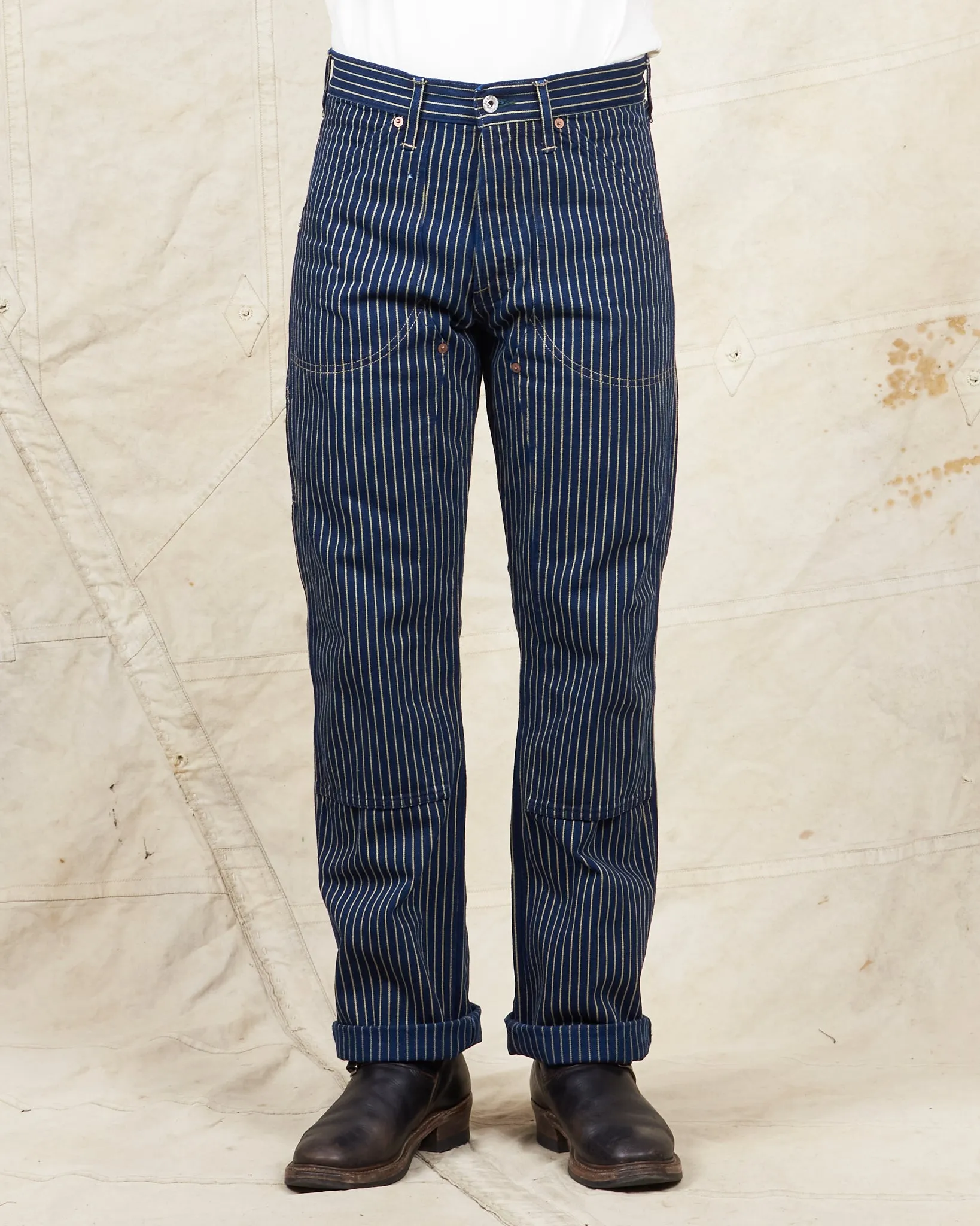 Indigofera Wendell Pants Single Stripe Rinsed