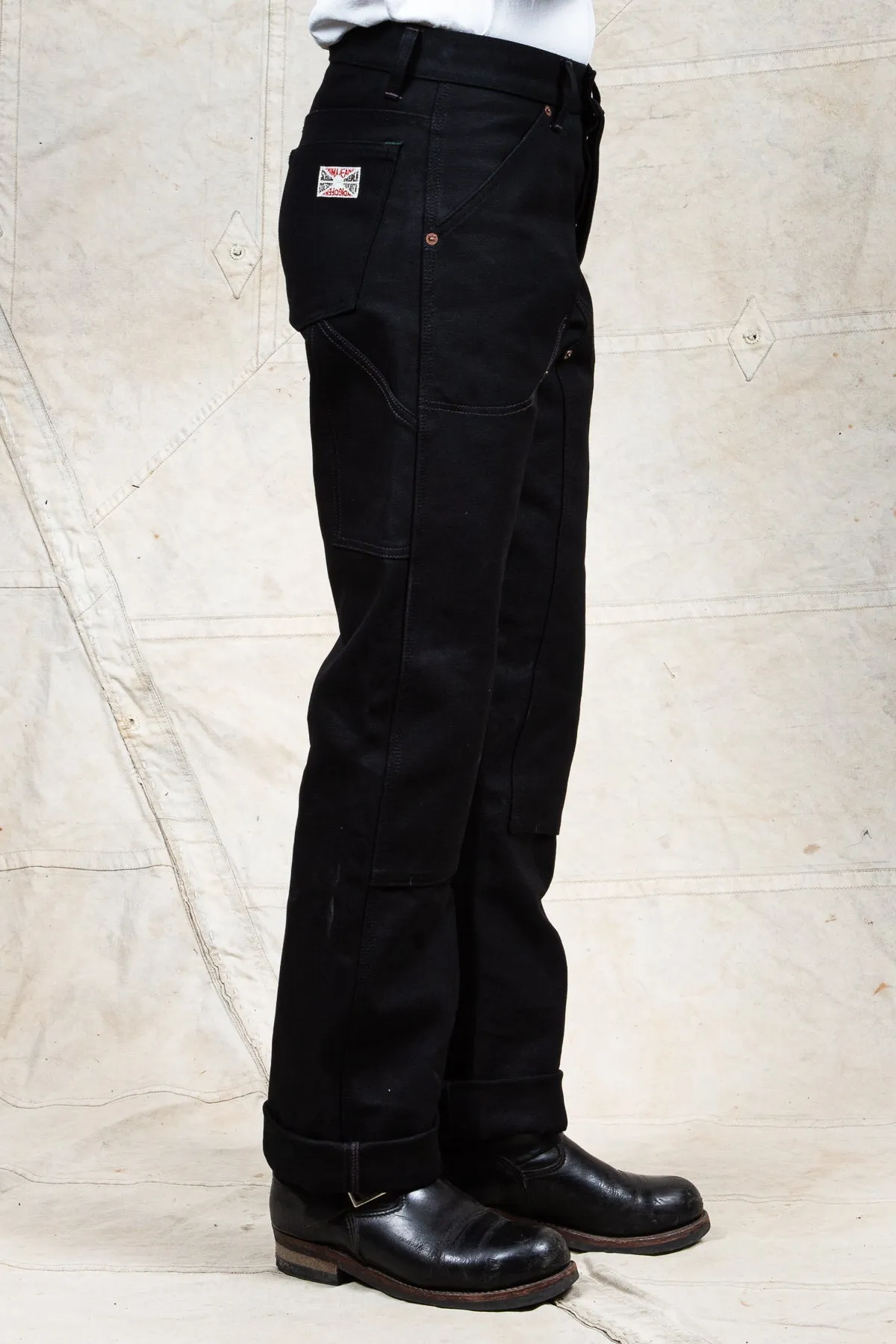 Indigofera Wendell Pants Smithson Black Canvas 13 oz