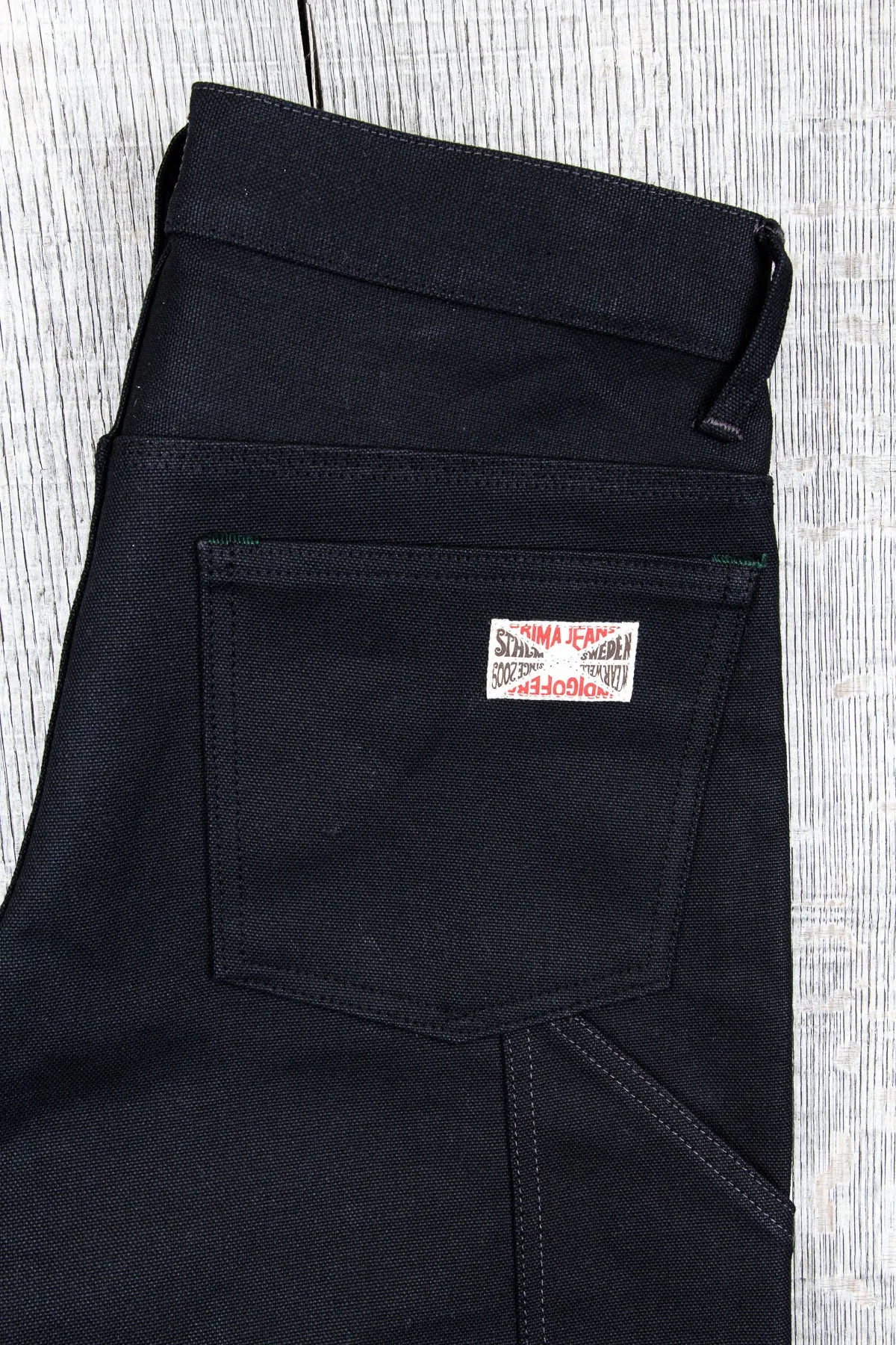 Indigofera Wendell Pants Smithson Black Canvas 13 oz