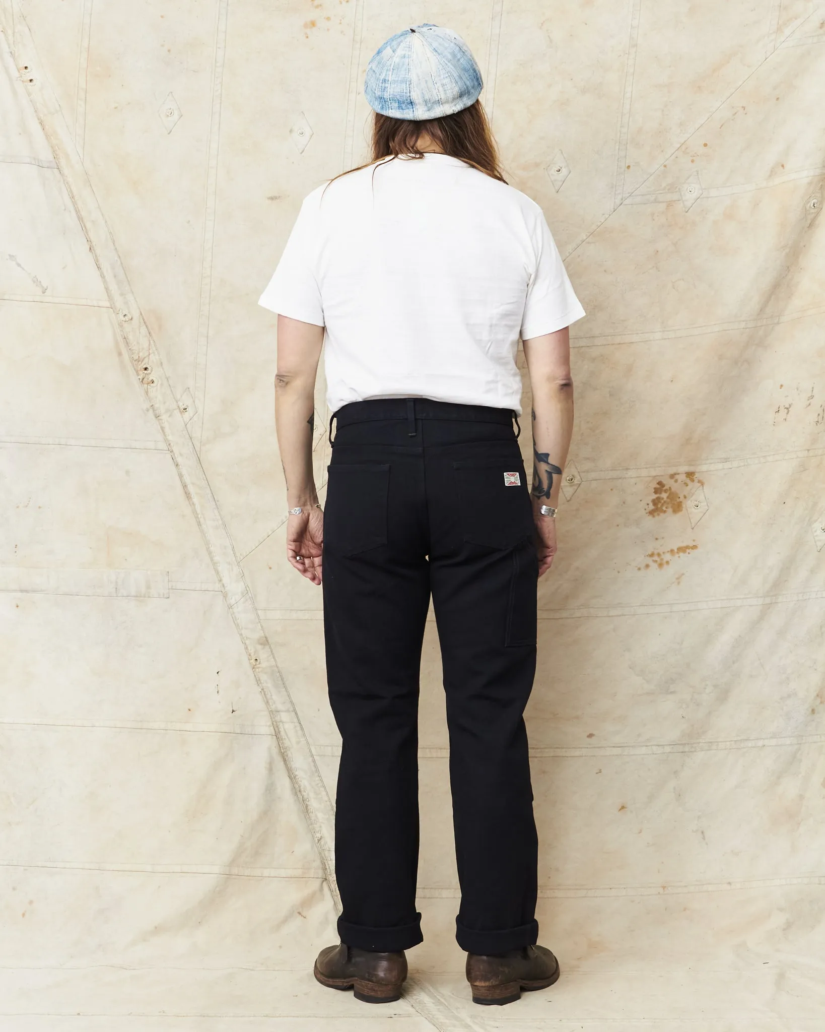 Indigofera Wendell Pants Smithson Black Canvas Rinsed 13 oz