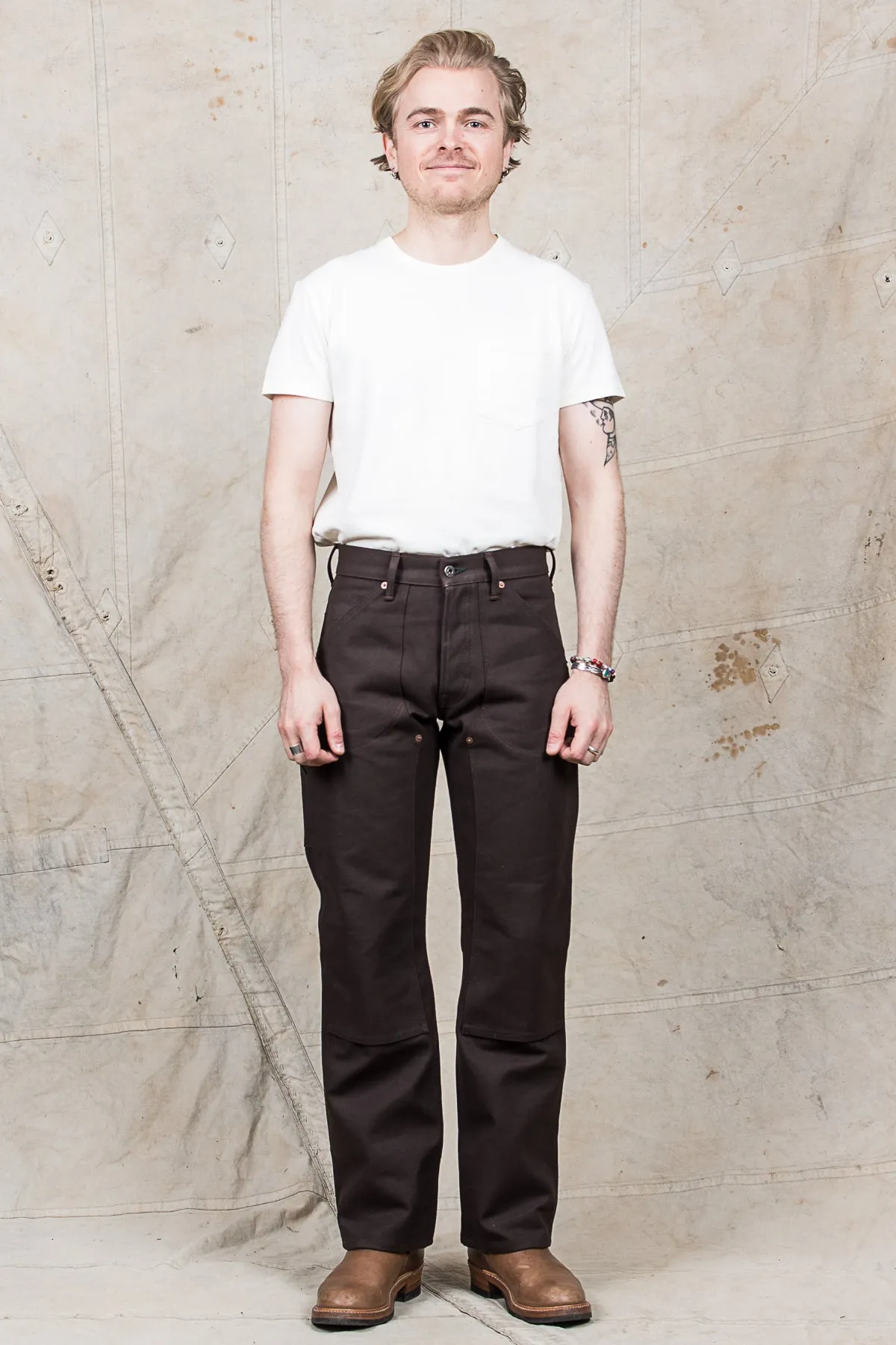 Indigofera Wendell Pants Smithson Canvas Brown