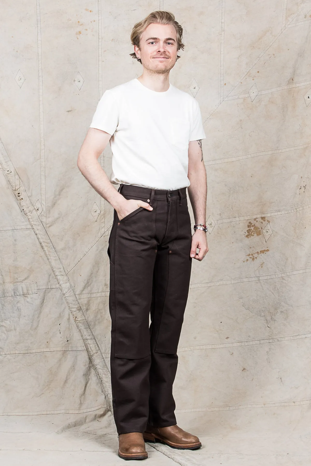 Indigofera Wendell Pants Smithson Canvas Brown