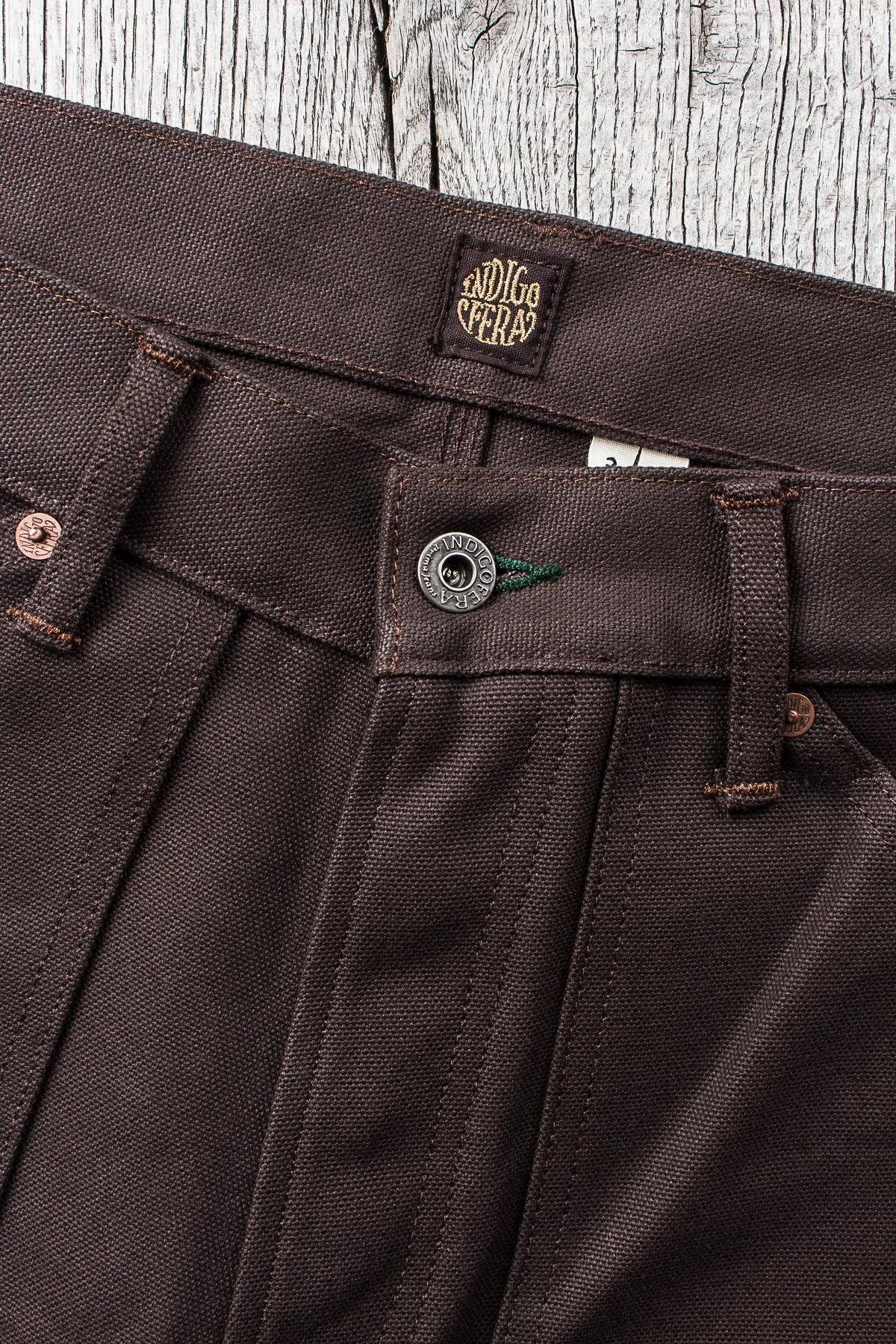 Indigofera Wendell Pants Smithson Canvas Brown