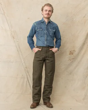 Indigofera Wendell Pants Smithson Canvas Desert Moss
