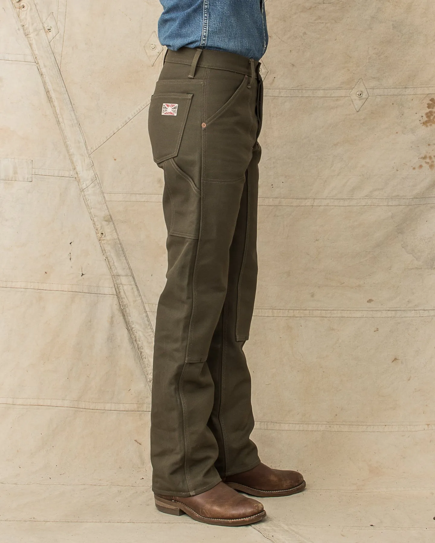 Indigofera Wendell Pants Smithson Canvas Desert Moss