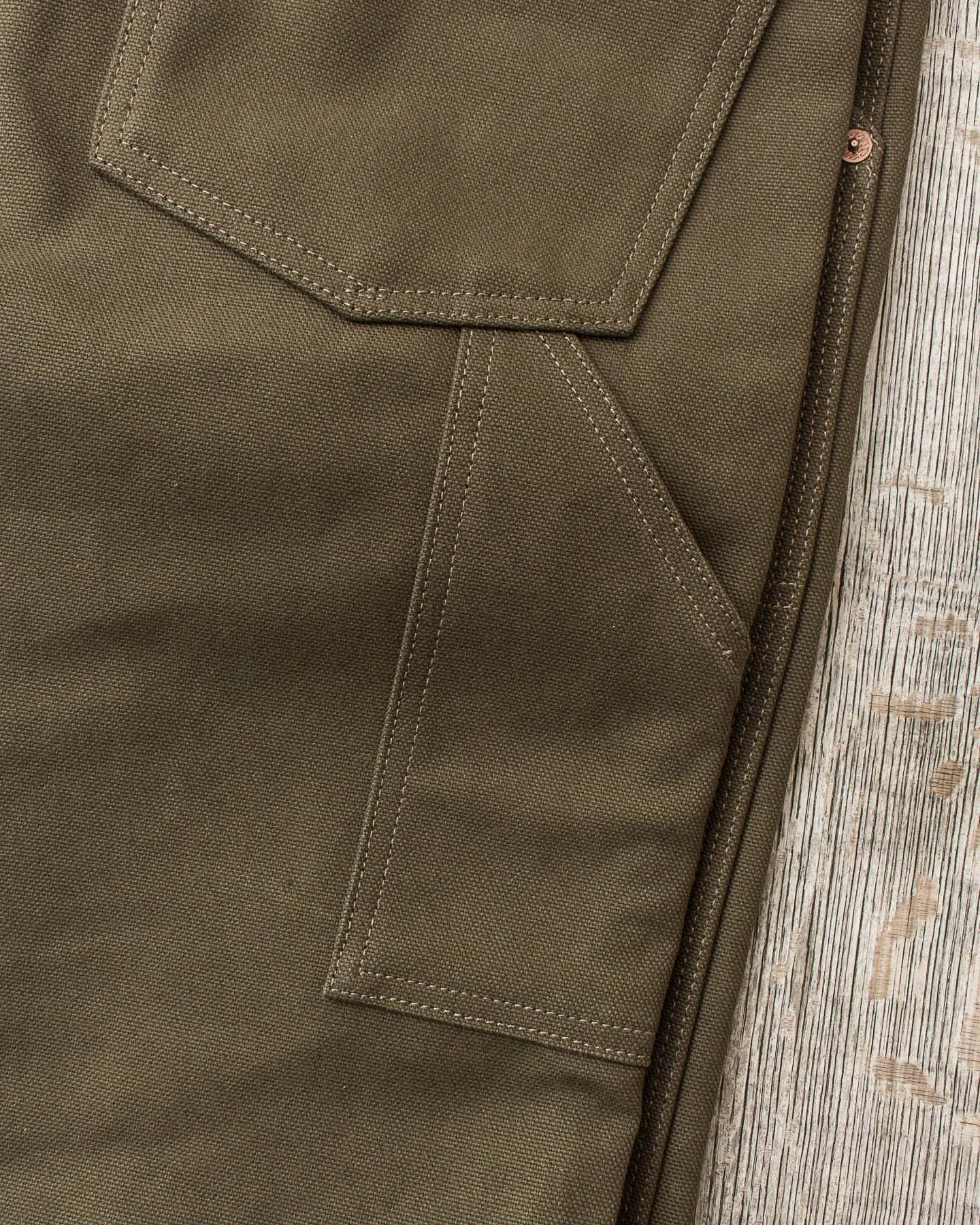 Indigofera Wendell Pants Smithson Canvas Desert Moss